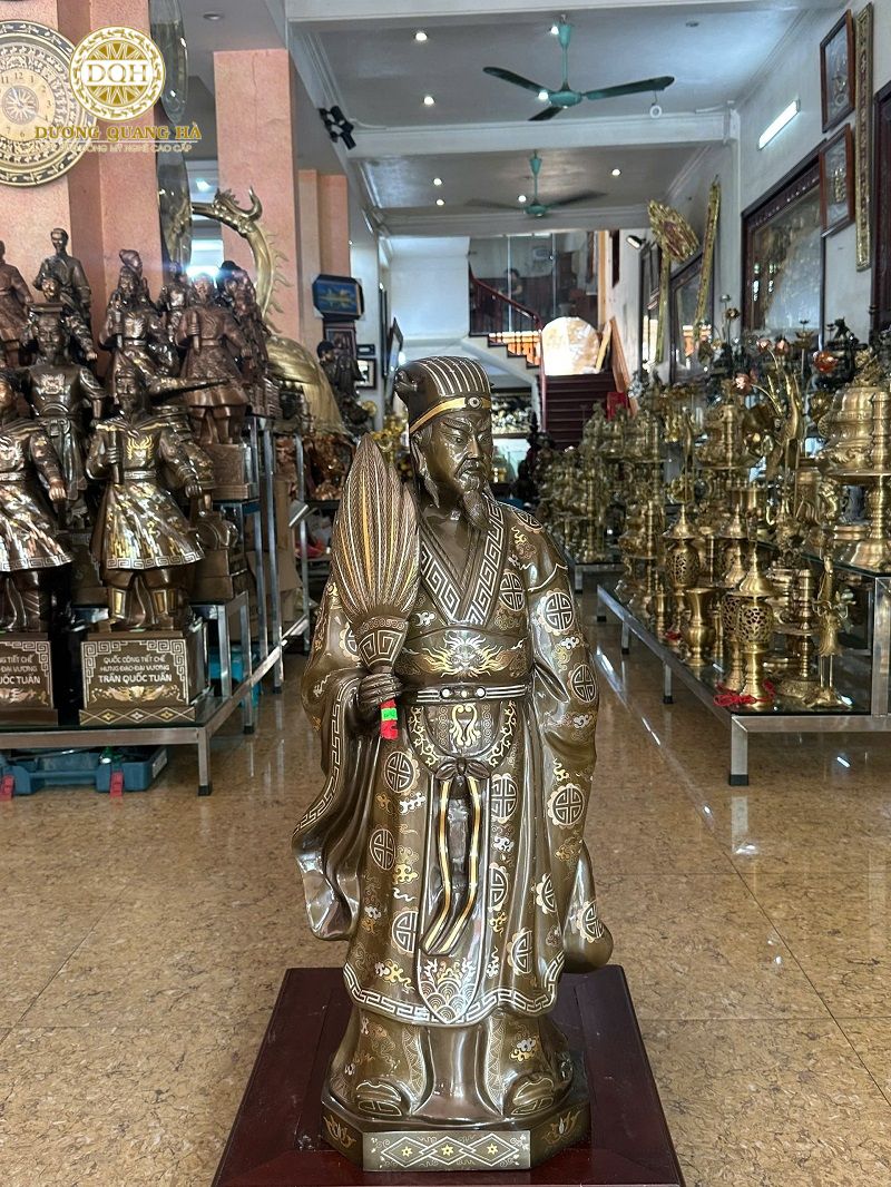 tượng đồng Gia Cát Lượng
