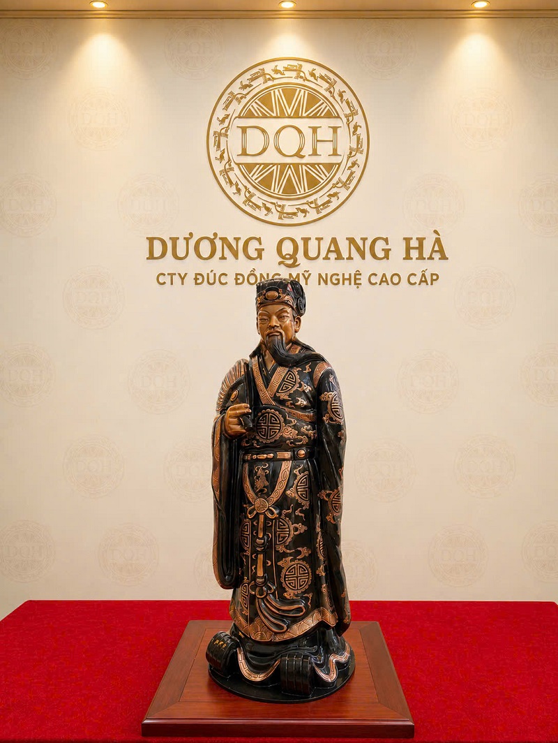 tượng đồng Gia Cát Lượng