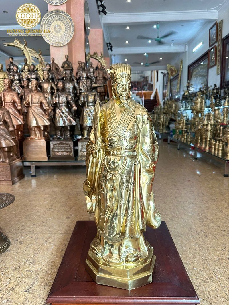 tượng đồng Gia Cát Lượng