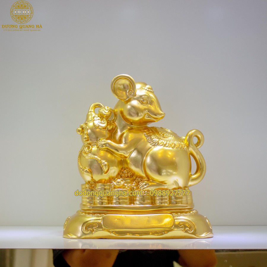 Chiêm ngưỡng Chuột vàng ôm tiền vàng gánh lộc đón Tết Canh Tý 2020  Thời  Đại