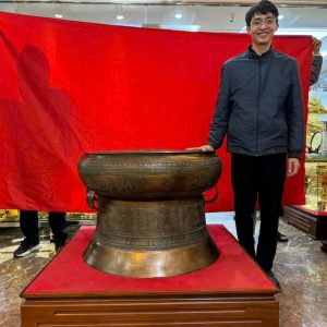 HOÀN THIỆN QUẢ TRỐNG 80CM LÀM MÀU GIẢ CỔ