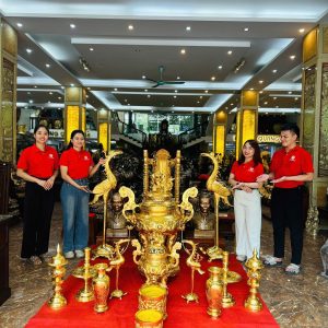 HOÀN THIỆN ĐÓNG GÓI BỘ ĐỒ THỜ DÁT VÀNG 9999 CHO QUÝ KHÁCH ĐỒNG NAI