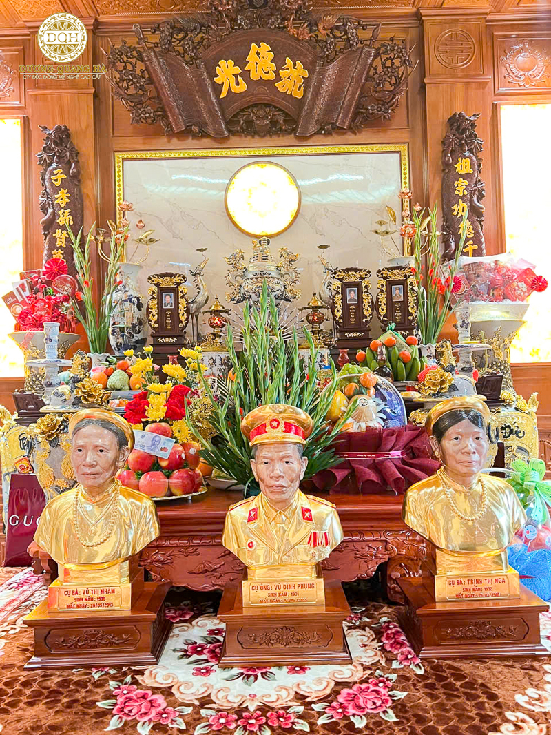 Giá đúc tượng đồng chân dung