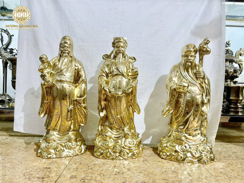 tượng đồng Phúc Lộc Thọ