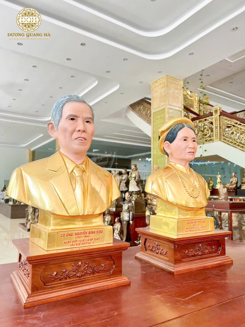 đúc tượng đồng bán thân