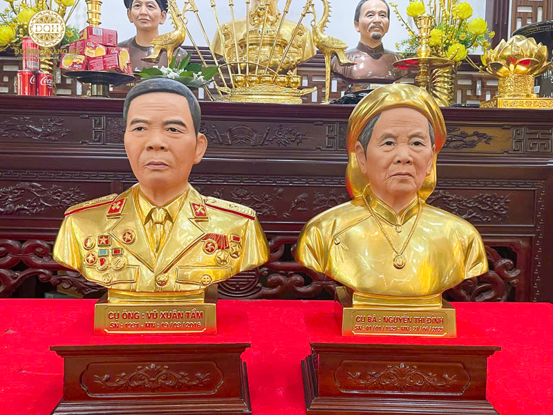 đúc tượng đồng bán thân