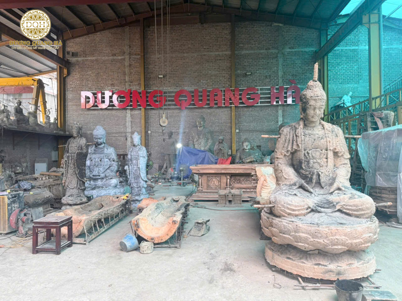 Đúc tượng Phật đồng