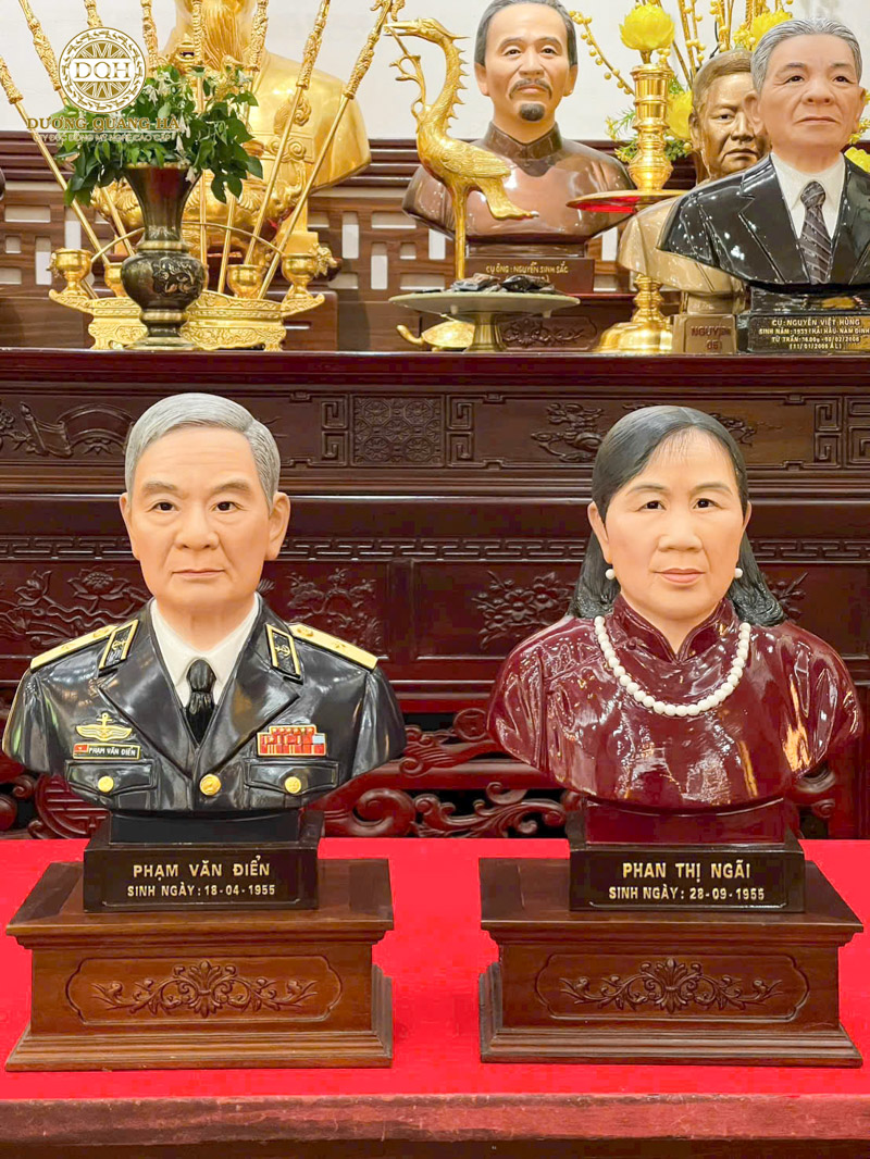 tượng đồng chân dung