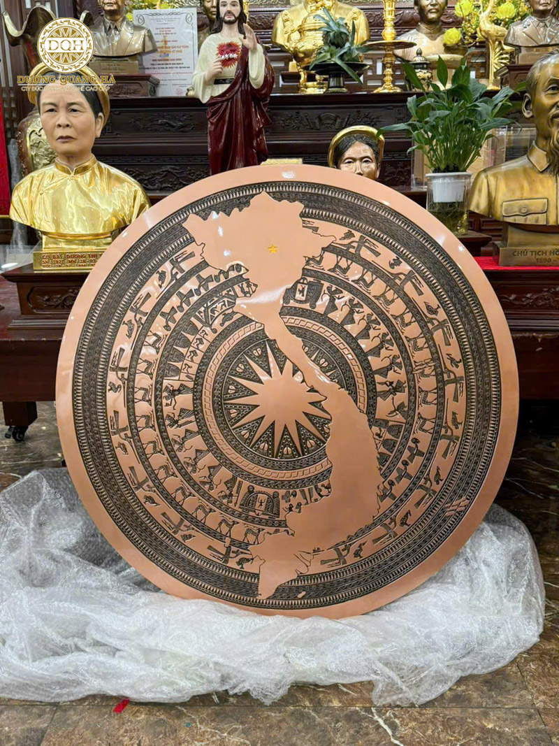 Tranh trống đồng bằng đồng