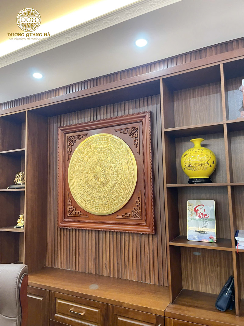Tranh trống đồng bằng đồng