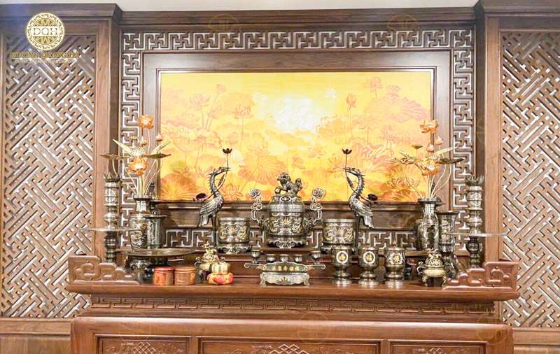 đồ thờ bằng đồng đẹp