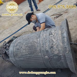 Đúc Chuông – Đại Hồng Chung nặng 1000kg tại chùa Sóc Sơn – Hà Nội