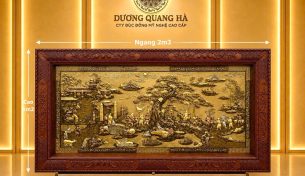 Tranh đồng tại Hà Nội – Mẫu đẹp, đúc thủ công, nhận đặt theo kích thước