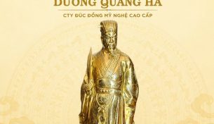 Tượng đồng Gia Cát Lượng – Đồ đồng mỹ nghệ tinh xảo, đẹp mắt