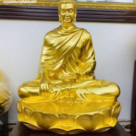 Tượng Phật Thích Ca dát vàng 9999 cao cấp