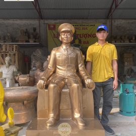 Tượng thờ Bác Giáp bàn giao tại Tỉnh Thái Bình