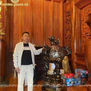 BÀN GIAO ĐỈNH CẦU THẤT LÂN KHẢM DÁT ĐIỂM KỸ SIÊU ĐẸP TẠI NHÀ KHÁCH HÀNG HƯNG YÊN