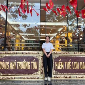 HOÀN THIỆN BỘ ĐẠI TỰ DÀI 3M3 + CÂU ĐỐI 3M DÁT VÀNG 9999