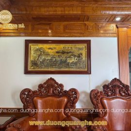 HOÀN THIỆN LẮP ĐẶT TRANH MÃ ĐÁO THÀNH CÔNG 1M7X90CM TẠI CHƯƠNG MỸ HÀ NỘI