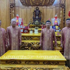 BÀN GIAO ĐÔI HẠC MẠ VÀNG 1M76 CHO KHÁCH HÀNG PHÚ THỌ