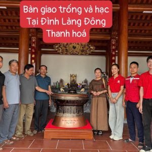 QUÁ TRÌNH HOÀN THIỆN LẮP ĐẶT BÀN GIAO QUẢ TRỐNG 90 VÀ HẠC THỜ + ĐỈNH THỜ TẠI CÁC ĐỀN TỈNH THANH HOÁ