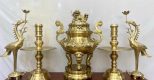 Cách bài trí bộ đỉnh ngũ sự trên ban thờ gia tiên chuẩn phong thủy